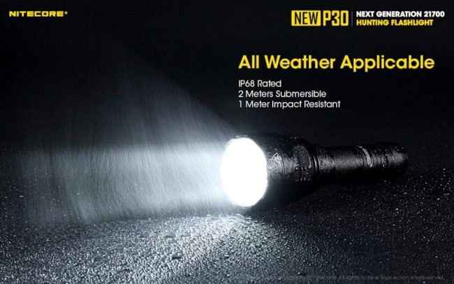 Nitecore P30 Versiune 2020, Lanternă Reîncărcabilă USB-C, 1000 Lumeni, 618 Metri - imagine 11