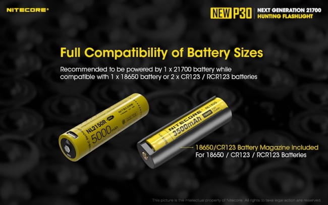 Nitecore P30 Versiune 2020, Lanternă Reîncărcabilă USB-C, 1000 Lumeni, 618 Metri - imagine 4